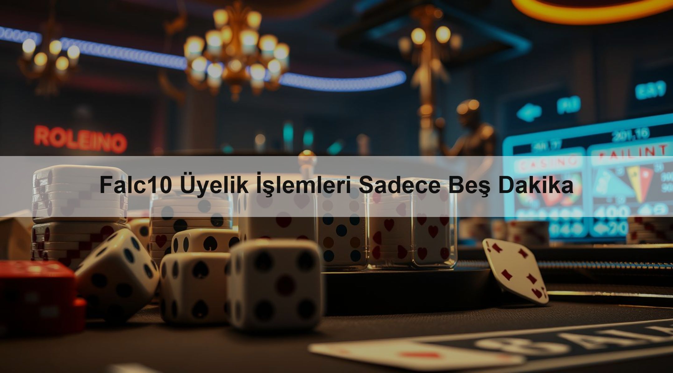 Falc10 Üyelik İşlemleri Sadece Beş Dakika
